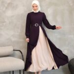 فستان مدينه صيفي بتصميم جميل